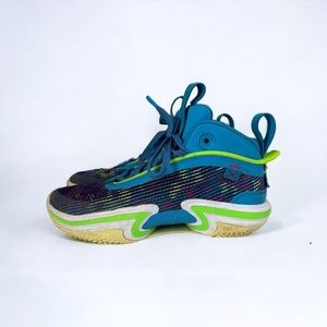 Jordan Xxxvi Low Luka Big Kids Size 5Y DN6155-430 Laser Blue Pink Prime Black